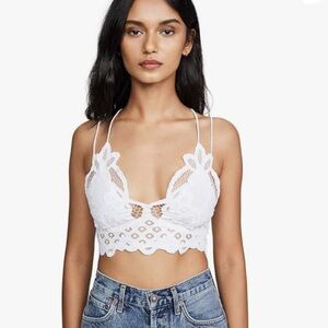 Free People White Bralette